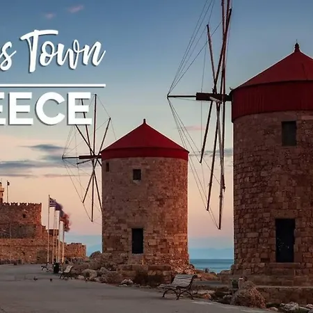 Haven Villa Central Quiet Elli Beach Old Town Rhodes City